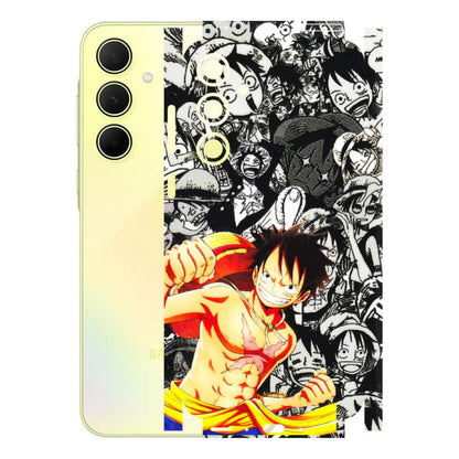 Samsung A/S Series Phone Skins (All Models) - Anime Comics Games Doodles - 3D Embossed Finish (L-27) Samsung Galaxy A35 (5G)