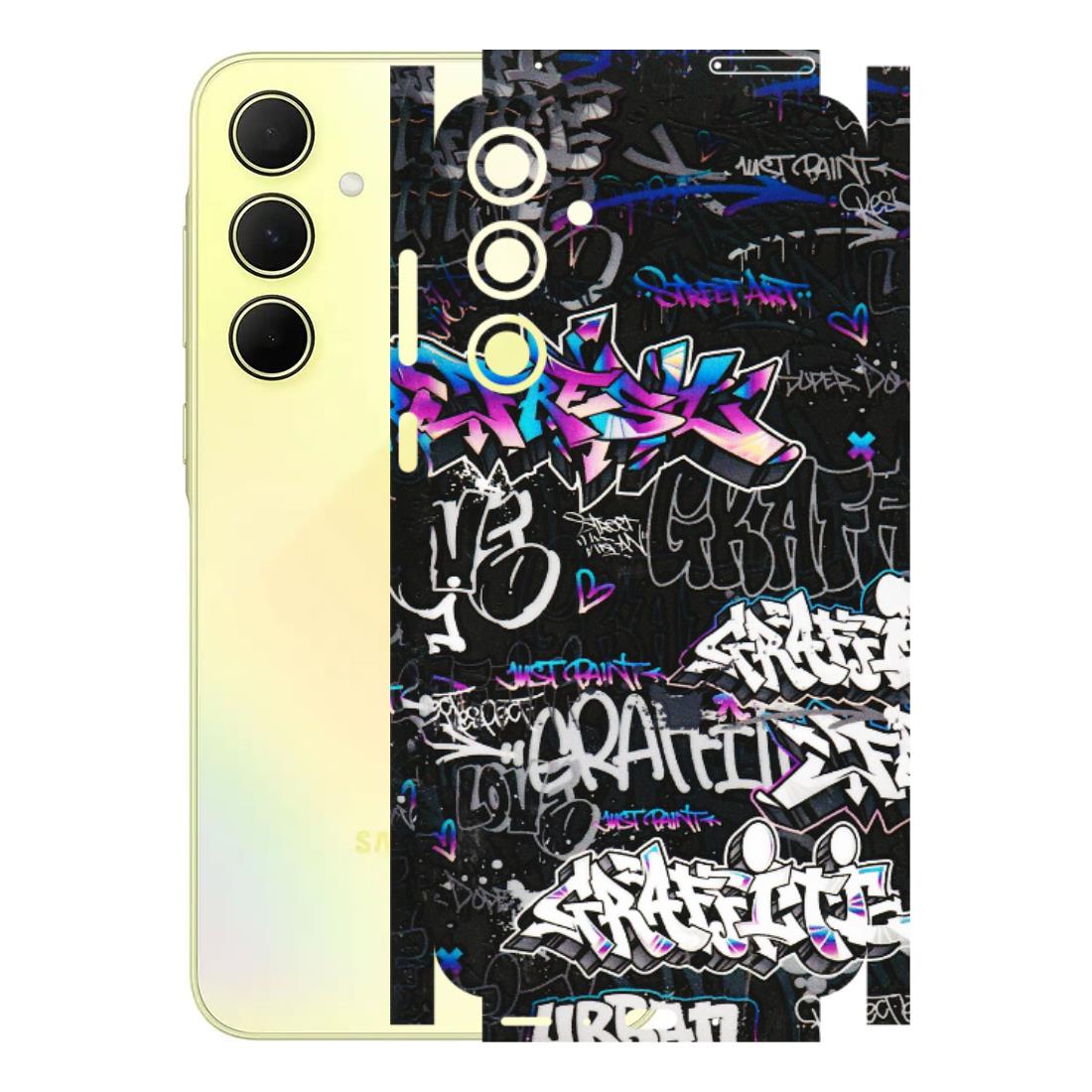 Samsung A/S Series Phone Skins (All Models) - Graffiti Killer - 3D Embossed Finish (L-274) Samsung Galaxy A35 (5G)