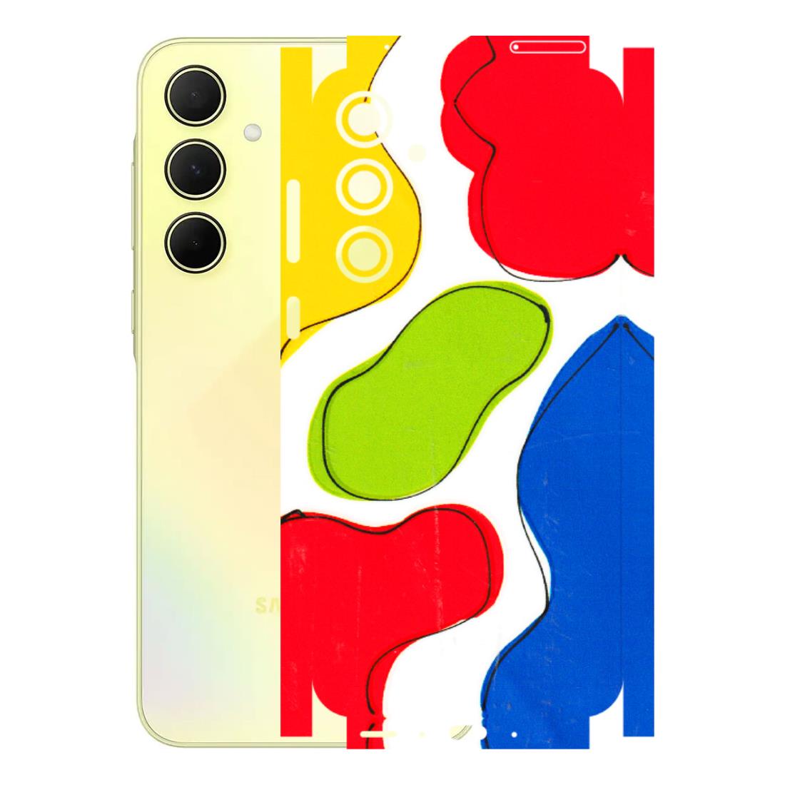 Samsung A/S Series Phone Skins (All Models) - RGB Colour Paint - 3D Embossed Finish (L-284) Samsung Galaxy A35 (5G)
