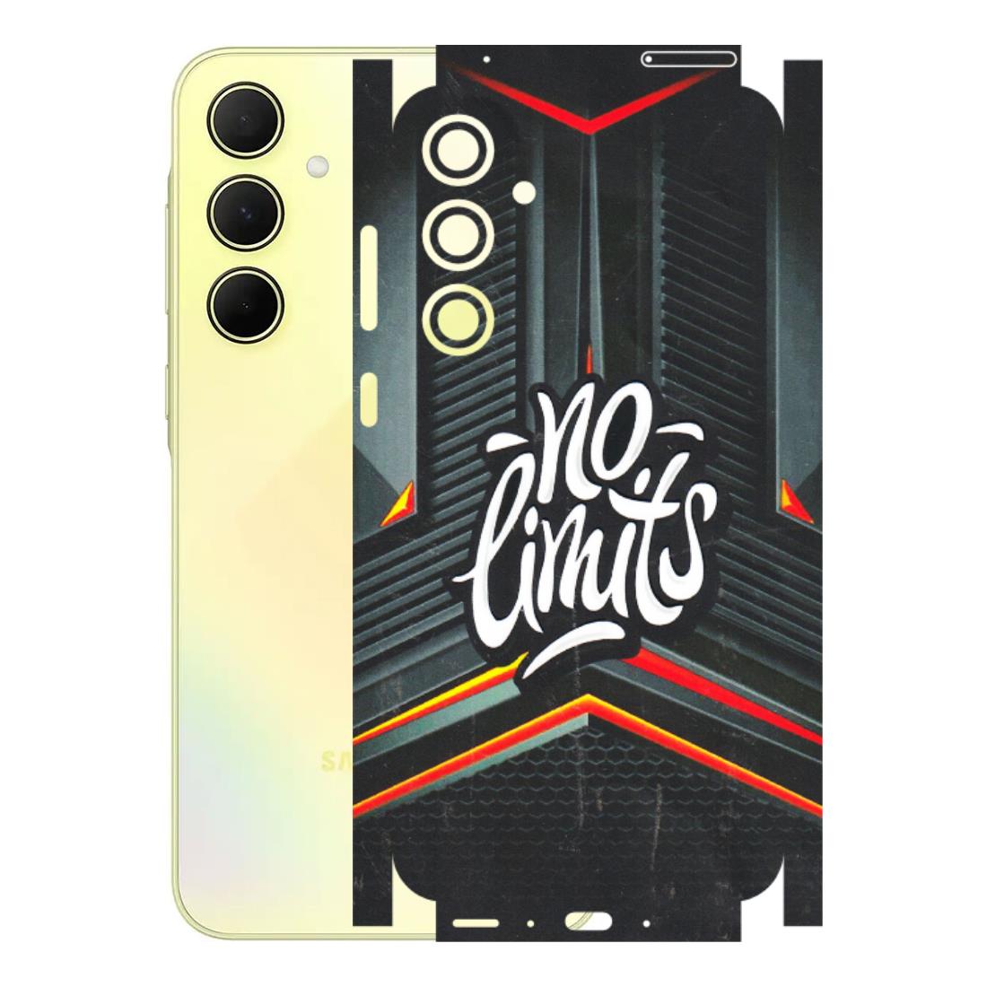 Samsung A/S Series Phone Skins (All Models) - No Limits - 3D Embossed Finish (L-286) Samsung Galaxy A35 (5G)