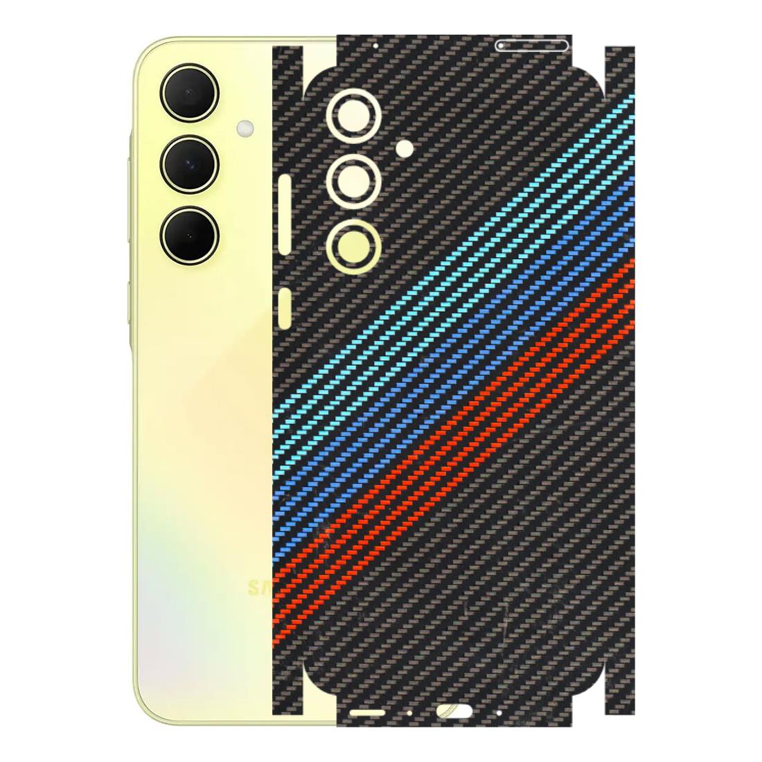 Samsung A/S Series Phone Skins (All Models) - Carbon BM - 3D Embossed Finish (L-302) Samsung Galaxy A35 (5G)