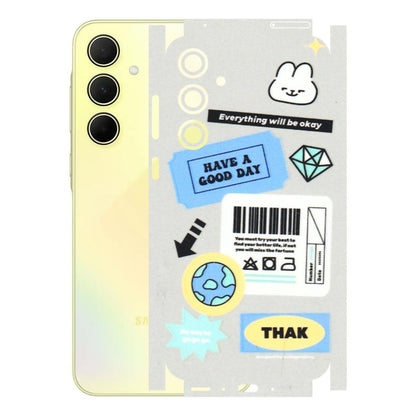 Samsung A/S Series Phone Skins (All Models) - Will Be Okay Design - 3D Embossed Finish (L-316) Samsung Galaxy A35 (5G)