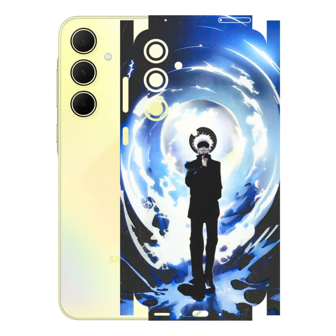 Samsung A/S Series Phone Skins (All Models) - Jujustu Kaisen Anime Manga - 3D Embossed Finish (L-317) Samsung Galaxy A35 (5G)