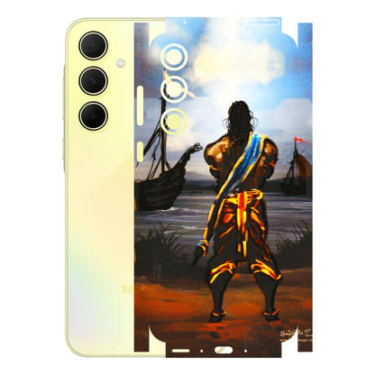 Samsung A/S Series Phone Skins (All Models) - Heavenly God Figure - 3D Embossed Finish (L-34) Samsung Galaxy A35 (5G)