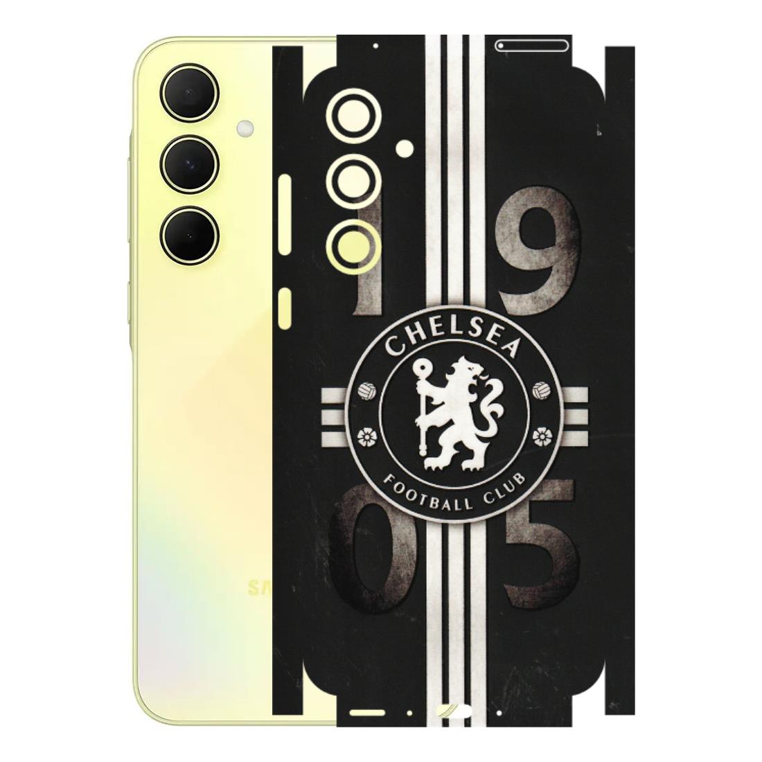 Samsung A/S Series Phone Skins (All Models) - Chelsea Fan Club - 3D Embossed Finish (L-36) Samsung Galaxy A35 (5G)