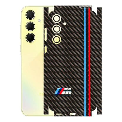 Samsung A/S Series Phone Skins (All Models) - BM Carbon Fiber Feels - 3D Embossed Finish (L-38) Samsung Galaxy A35 (5G)