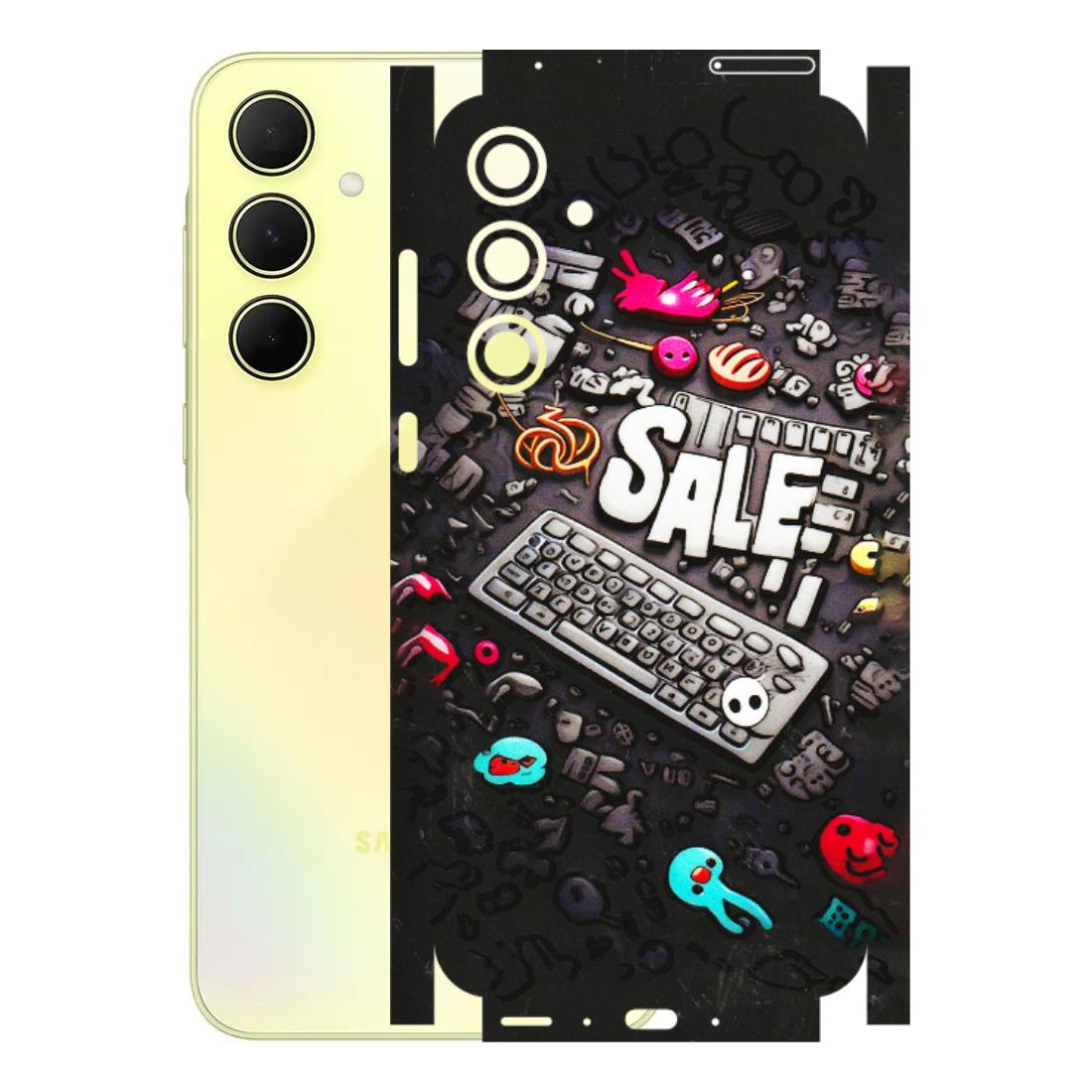 Samsung A/S Series Phone Skins (All Models) - Gadgets Sale - 3D Embossed Finish (L-50) Samsung Galaxy A35 (5G)