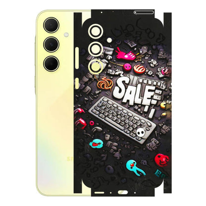 Samsung A/S Series Phone Skins (All Models) - Gadgets Sale - 3D Embossed Finish (L-50) Samsung Galaxy A35 (5G)