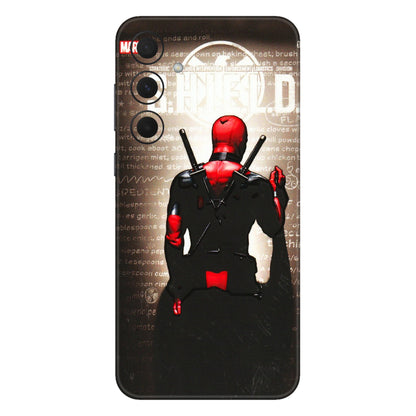 Samsung A/S Series Phone Skins (All Models) - Deadpool - 3D Embossed Finish (L-56) Samsung Galaxy A35 (5G)