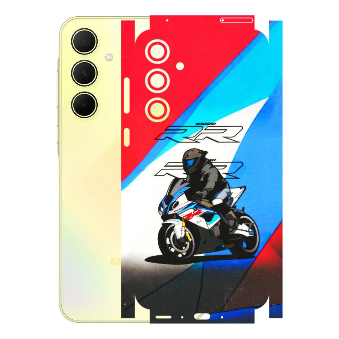 Samsung A/S Series Phone Skins (All Models) - Bikers Love - 3D Embossed Finish (L-58) Samsung Galaxy A35 (5G)