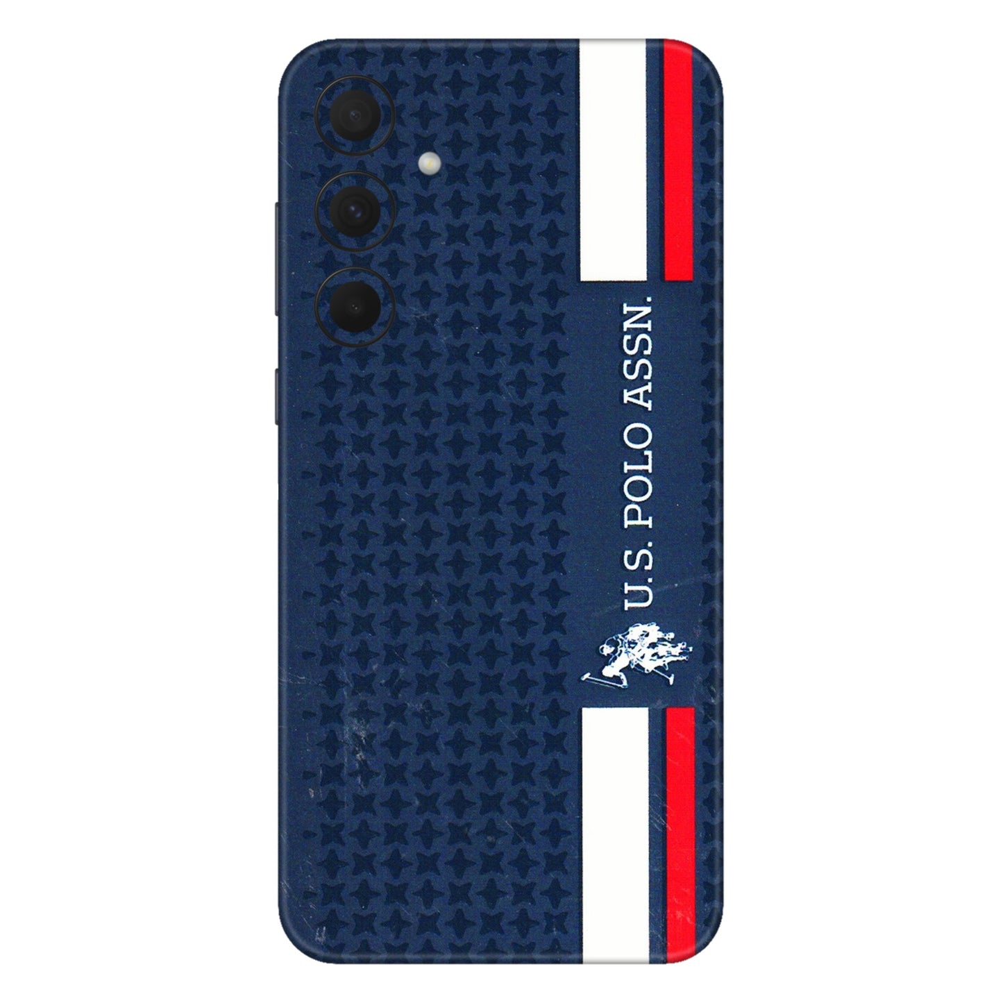 Samsung A/S Series Phone Skins (All Models) - US POLO Designer Brand - 3D Embossed Finish (L-65) Samsung Galaxy A35 (5G)
