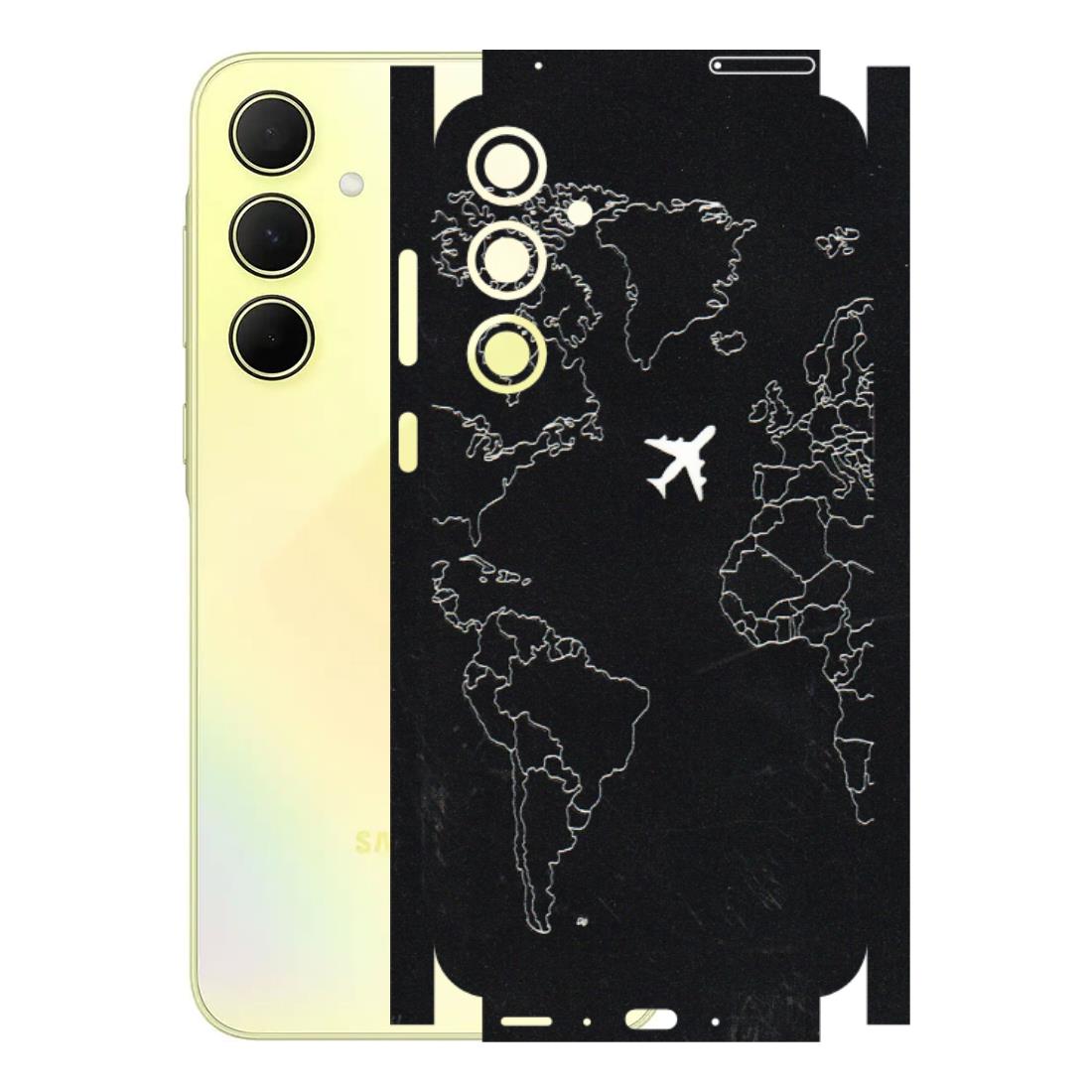 Samsung A/S Series Phone Skins (All Models) - Never Ending Travel - 3D Embossed Finish (L-79) Samsung Galaxy A35 (5G)
