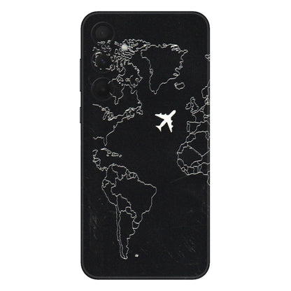 Samsung A/S Series Phone Skins (All Models) - Never Ending Travel - 3D Embossed Finish (L-79) Samsung Galaxy A35 (5G)