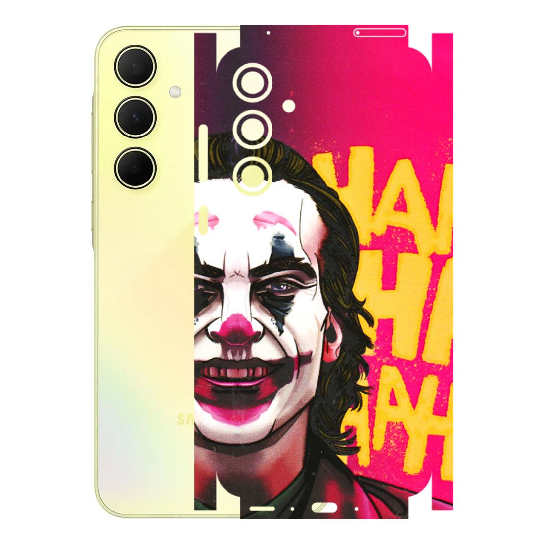 Samsung A/S Series Phone Skins (All Models) - Joker Evil Laugh - 3D Embossed Finish (L-97) Samsung Galaxy A35 (5G)