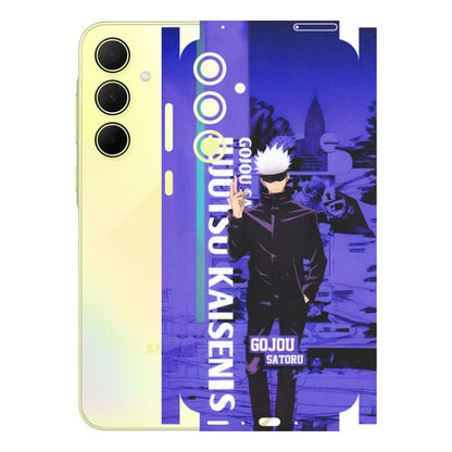 Samsung A/S Series Phone Skins (All Models) - Jujutsu Kaisen Gojo - Matte Finish (M-05) Samsung Galaxy A35 (5G)