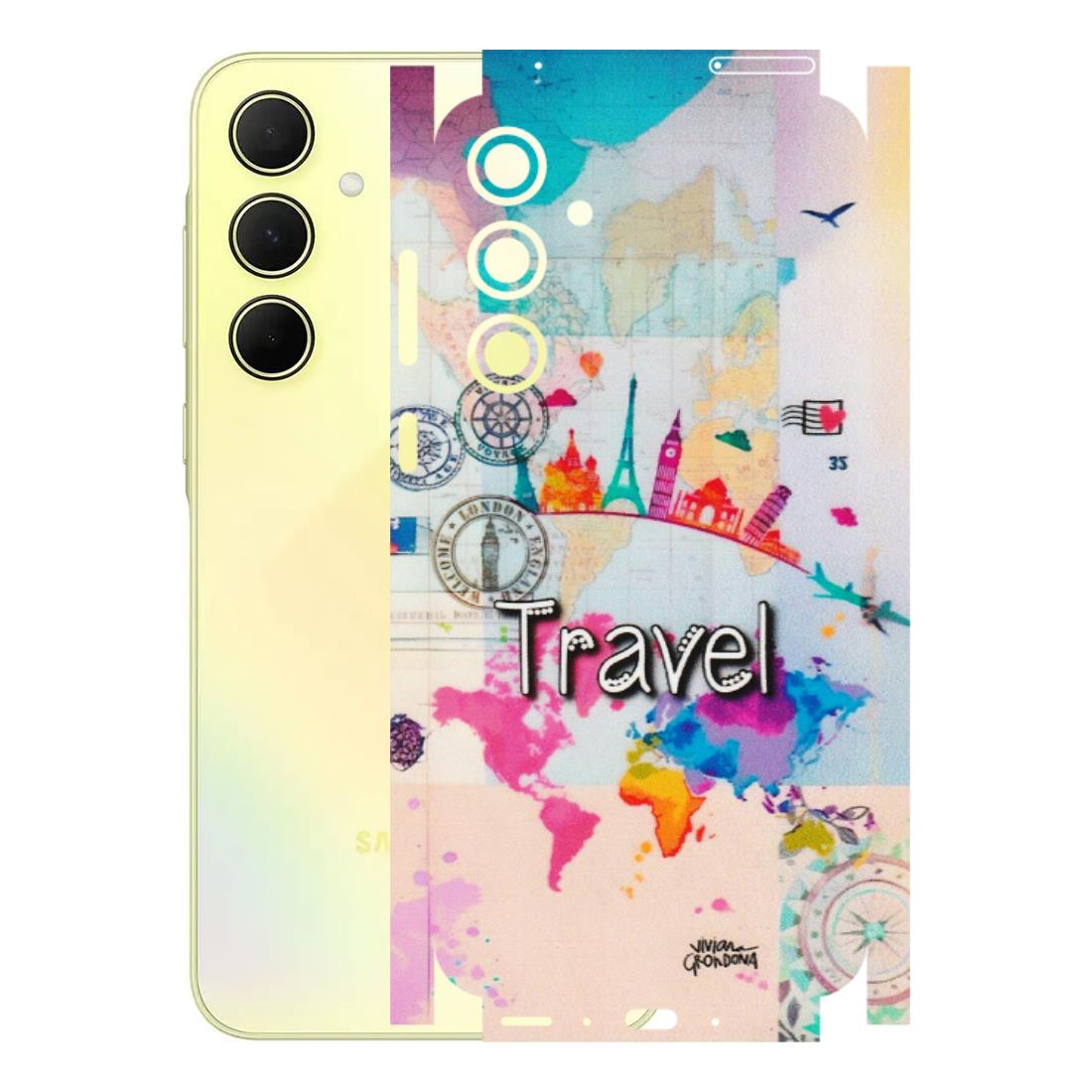 Samsung A/S Series Phone Skins (All Models) - Travel The Wonders - Matte Finish (M-108) Samsung Galaxy A35 (5G)