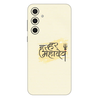 Samsung A/S Series Phone Skins (All Models) - Har Har Mahadev - Matte Finish (M-10) Samsung Galaxy A35 (5G)
