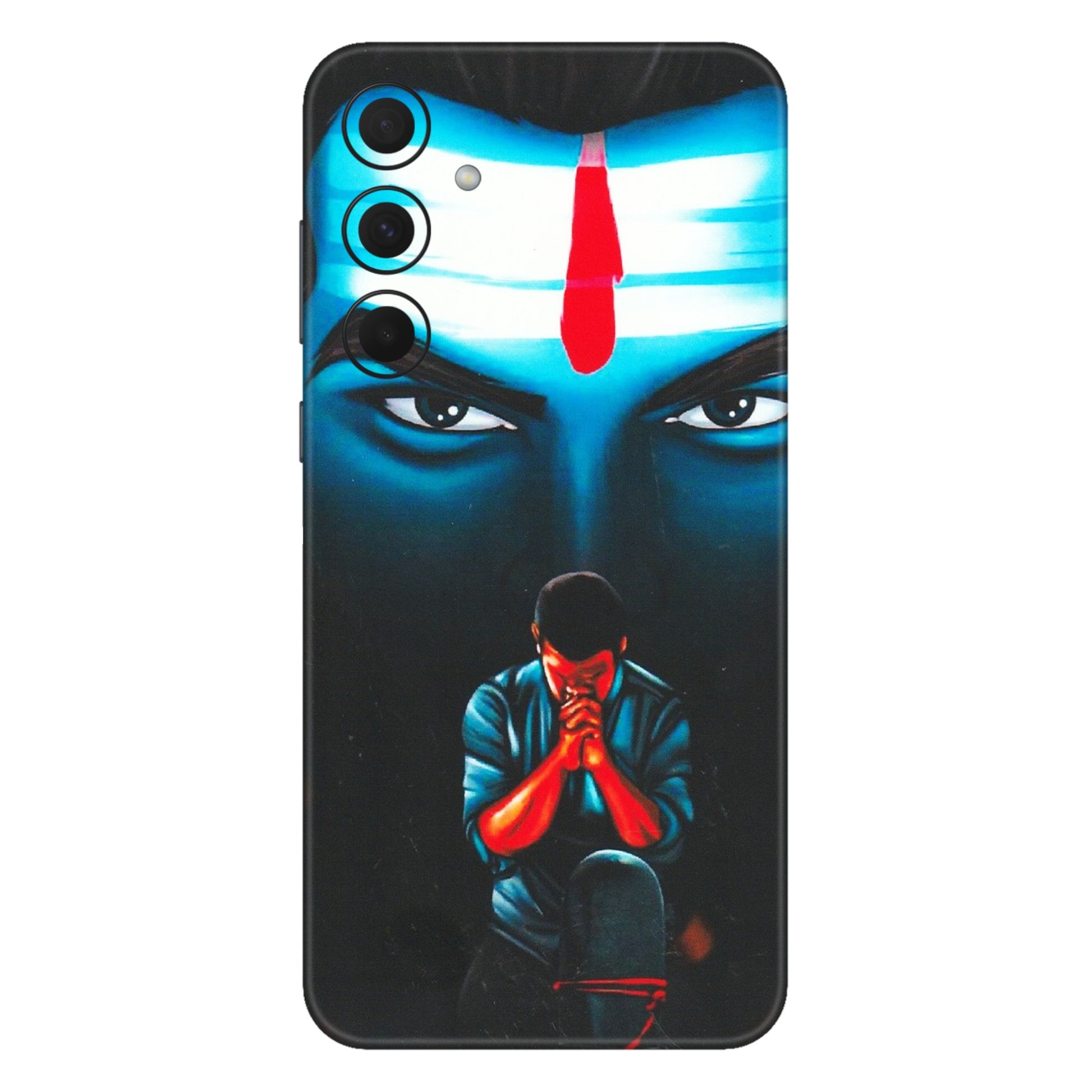 Samsung A/S Series Phone Skins (All Models) - Mahakal Bhakt - Matte Finish (M-112) Samsung Galaxy A35 (5G)