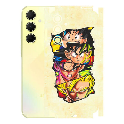 Samsung A/S Series Phone Skins (All Models) - Angry Multi Anime - Matte Finish (M-113) Samsung Galaxy A35 (5G)
