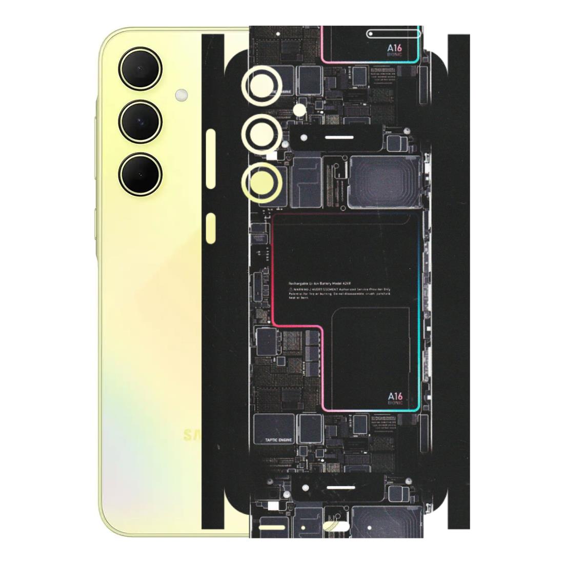 Samsung A/S Series Phone Skins (All Models) - Motherboard Circuit Layout - Matte Finish (M-117) Samsung Galaxy A35 (5G)