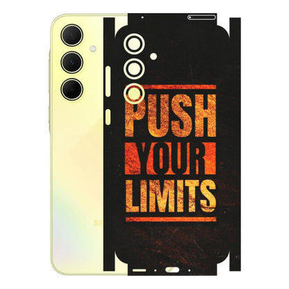 Samsung A/S Series Phone Skins (All Models) - Push Your Limits - Matte Finish (M-118) Samsung Galaxy A35 (5G)