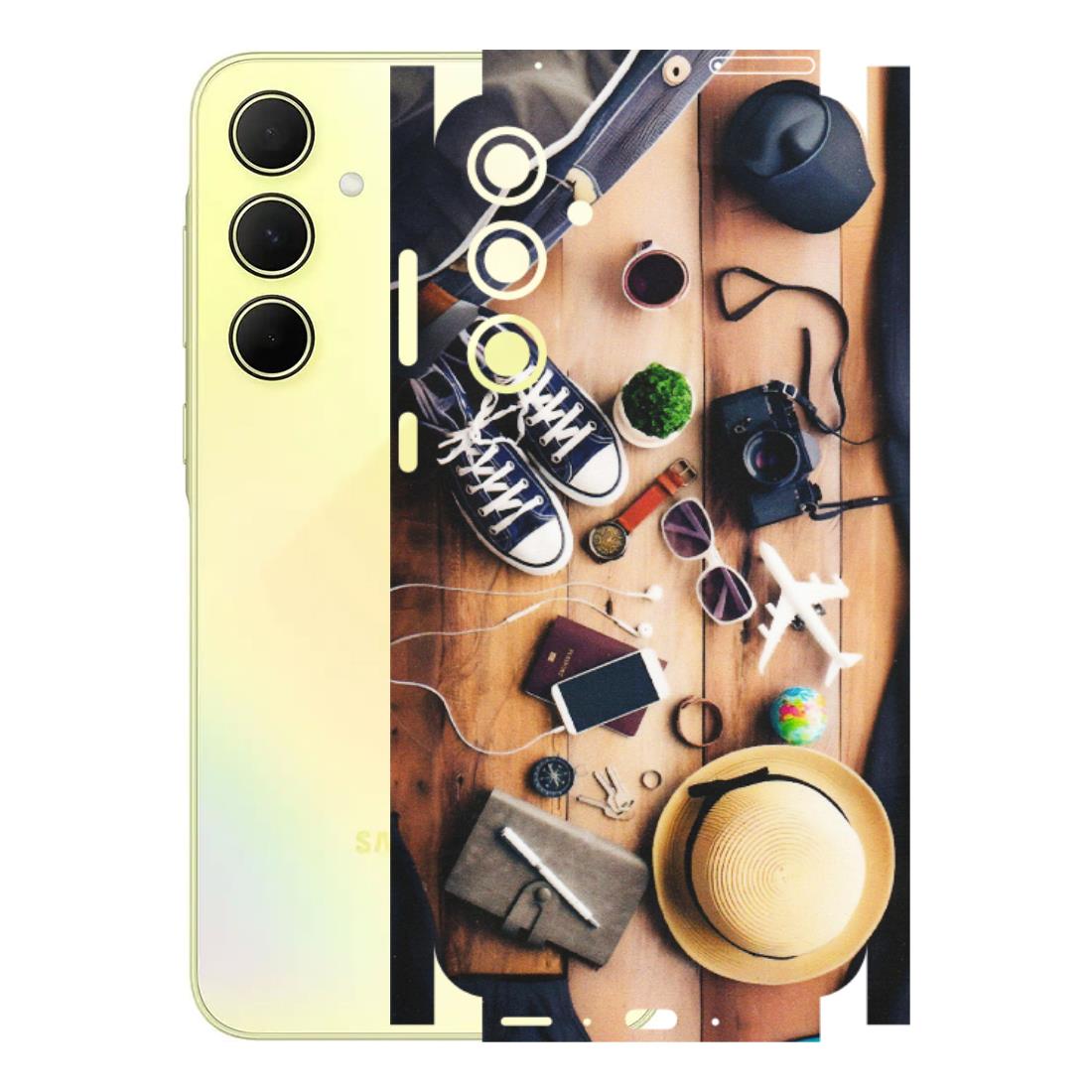 Samsung A/S Series Phone Skins (All Models) - Travel Wanderlust - Matte Finish (M-133) Samsung Galaxy A35 (5G)