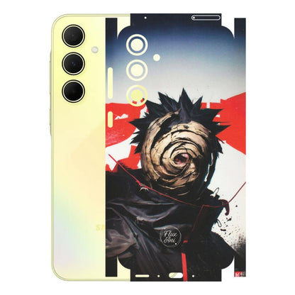 Samsung A/S Series Phone Skins (All Models) - Obito Uchiha Cool Anime - Matte Finish (M-134) Samsung Galaxy A35 (5G)
