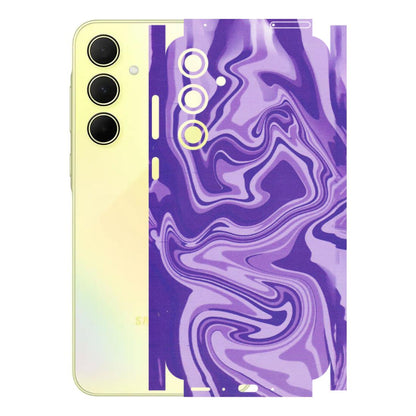 Samsung A/S Series Phone Skins (All Models) - Hazy Purple Nights - Matte Finish (M-14) Samsung Galaxy A35 (5G)