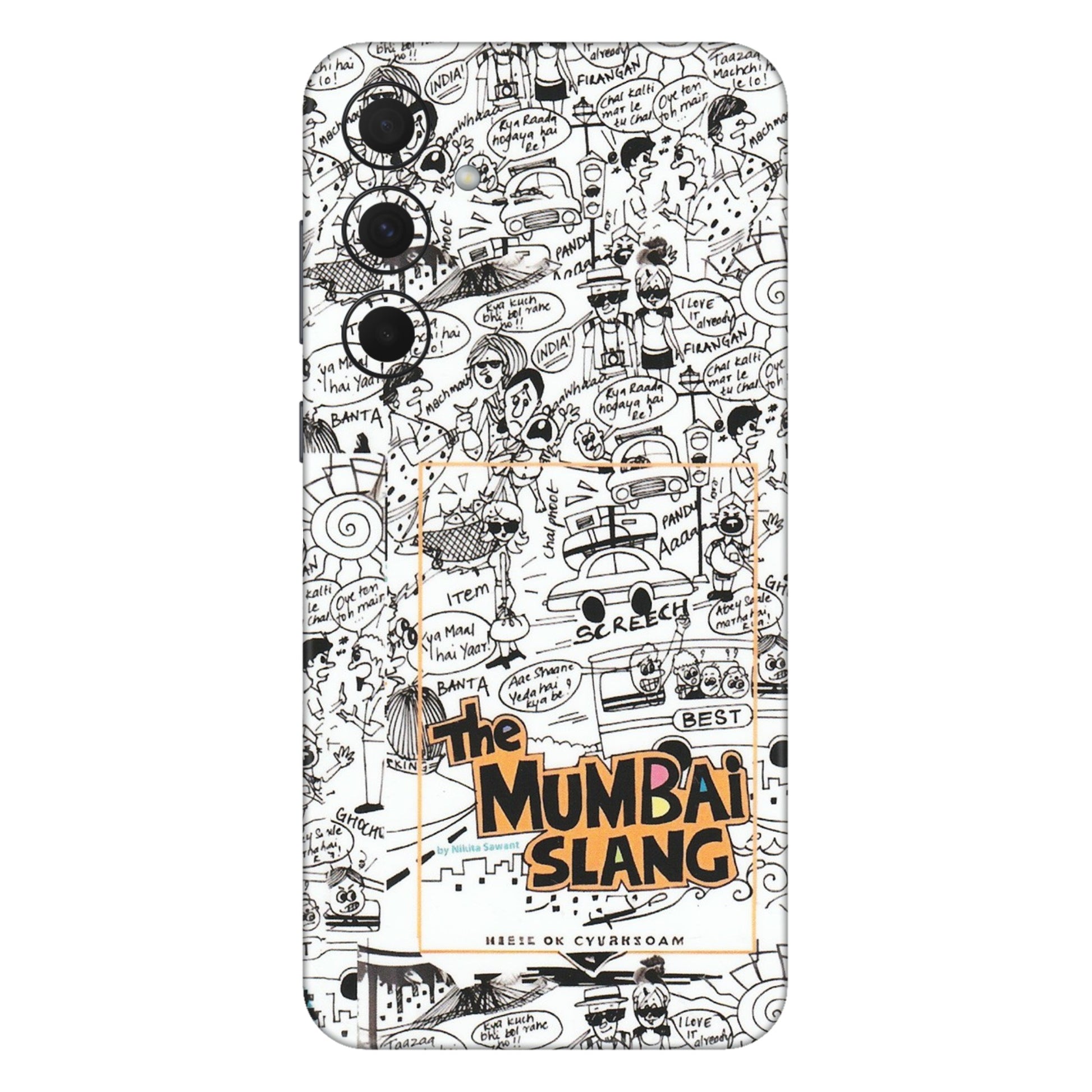 Samsung A/S Series Phone Skins (All Models) - The Mumbai Slang - Matte Finish (M-142) Samsung Galaxy A35 (5G)