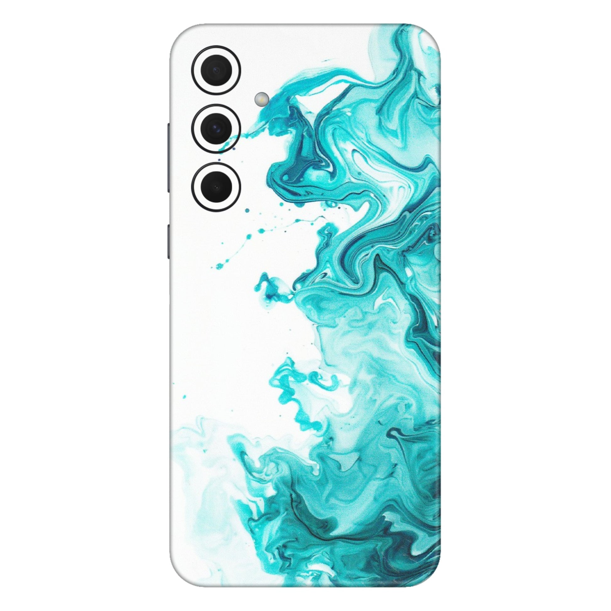 Samsung A/S Series Phone Skins (All Models) - Sky Blue Abstract Colour - Matte Finish (M-146) Samsung Galaxy A35 (5G)