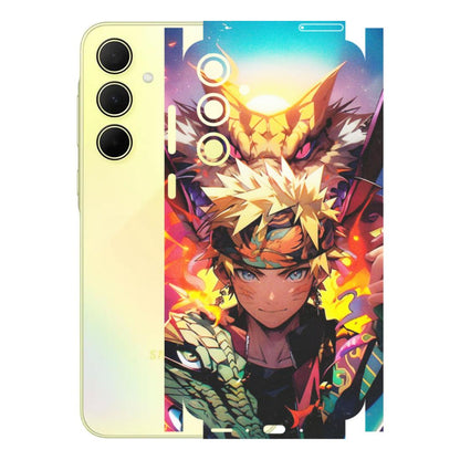 Samsung A/S Series Phone Skins (All Models) - Angry Naruto Anime - Matte Finish (M-148) Samsung Galaxy A35 (5G)