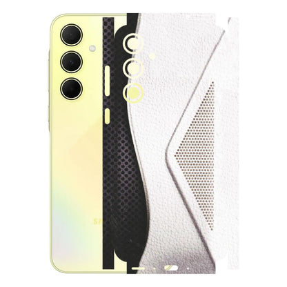 Samsung A/S Series Phone Skins (All Models) - Black And White Iconic Convoy - Matte Finish (M-149) Samsung Galaxy A35 (5G)