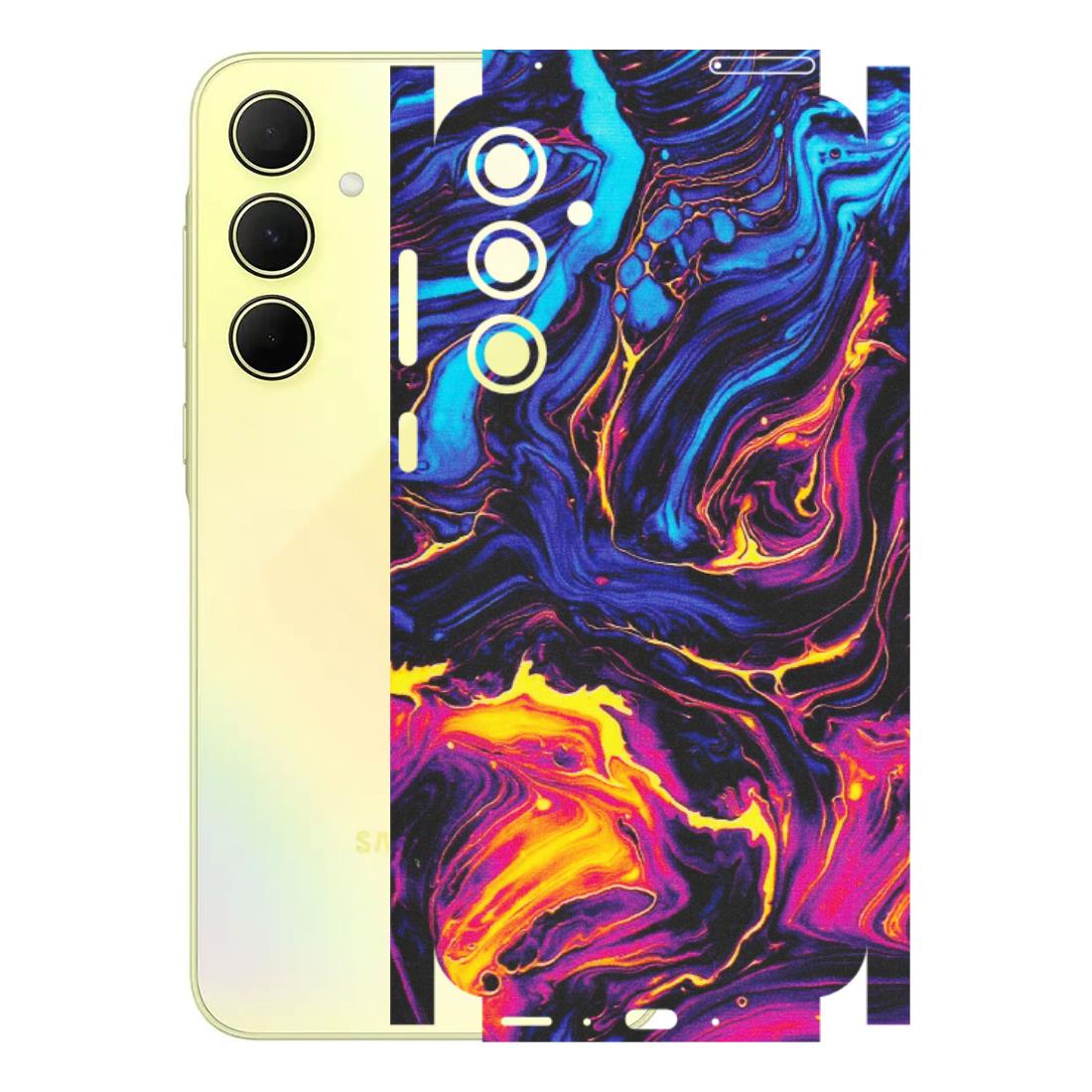 Samsung A/S Series Phone Skins (All Models) - Abstract Paint Classy - Matte Finish (M-15) Samsung Galaxy A35 (5G)