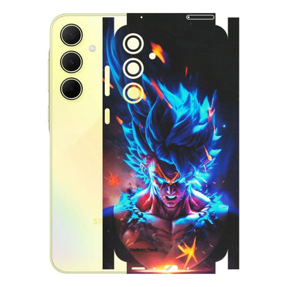 Samsung A/S Series Phone Skins (All Models) - Angry Goku Dragon Ball Anime - Matte Finish (M-150) Samsung Galaxy A35 (5G)