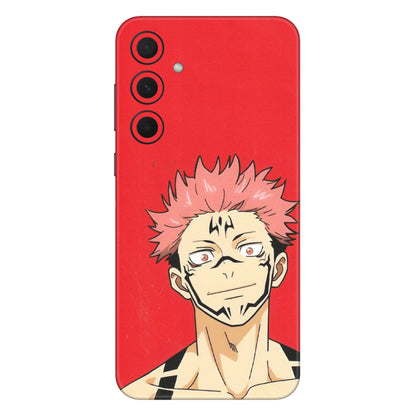 Samsung A/S Series Phone Skins (All Models) - Ryomen Sukuna Fun Anime - Matte Finish (M-153) Samsung Galaxy A35 (5G)