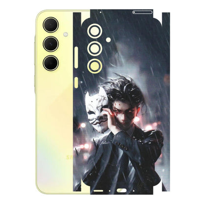 Samsung A/S Series Phone Skins (All Models) - Kimestsu No Yaiba Anime - Matte Finish (M-154) Samsung Galaxy A35 (5G)