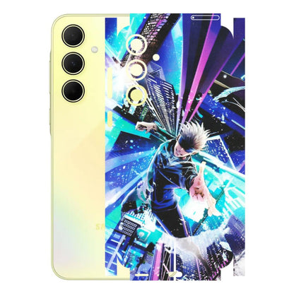 Samsung A/S Series Phone Skins (All Models) - Manga Action Jujustu Kaisen Anime - Matte Finish (M-155) Samsung Galaxy A35 (5G)