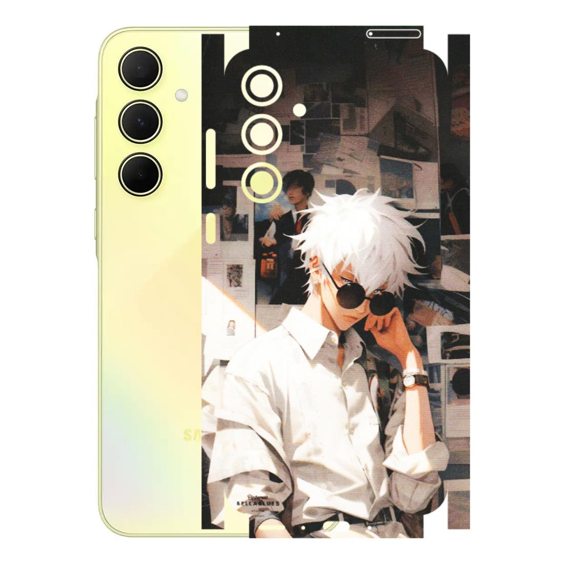 Samsung A/S Series Phone Skins (All Models) - Gojo Satoru Jujustu Kaisen Anime - Matte Finish (M-156) Samsung Galaxy A35 (5G)