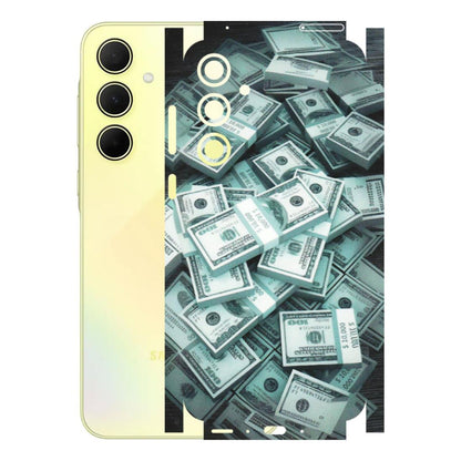 Samsung A/S Series Phone Skins (All Models) - Hundred Dollar Bill - Matte Finish (M-162) Samsung Galaxy A35 (5G)
