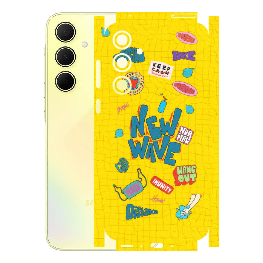 Samsung A/S Series Phone Skins (All Models) - New Wave Life - Matte Finish (M-17) Samsung Galaxy A35 (5G)