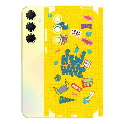 Samsung A/S Series Phone Skins (All Models) - New Wave Life - Matte Finish (M-17) Samsung Galaxy A35 (5G)