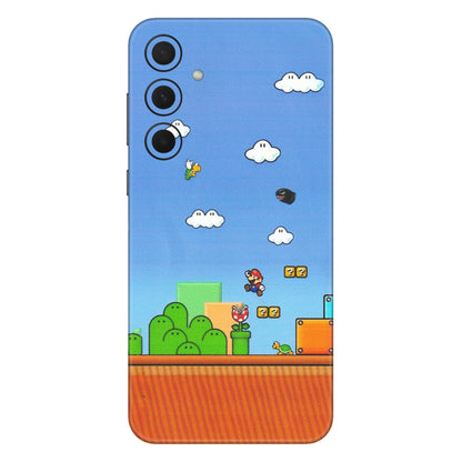 Samsung A/S Series Phone Skins (All Models) - Mario Game Scene - Matte Finish (M-24) Samsung Galaxy A35 (5G)