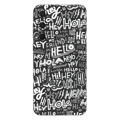 Samsung A/S Series Phone Skins (All Models) - Hi Hello Doodles - Matte Finish (M-25) Samsung Galaxy A35 (5G)