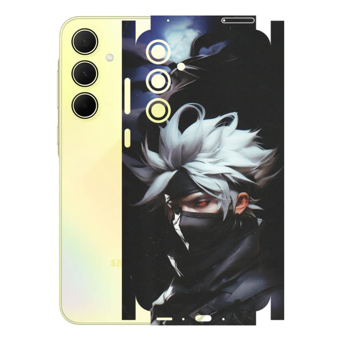 Samsung A/S Series Phone Skins (All Models) - Ash & Pikachu - Matte Finish (M-26) Samsung Galaxy A35 (5G)