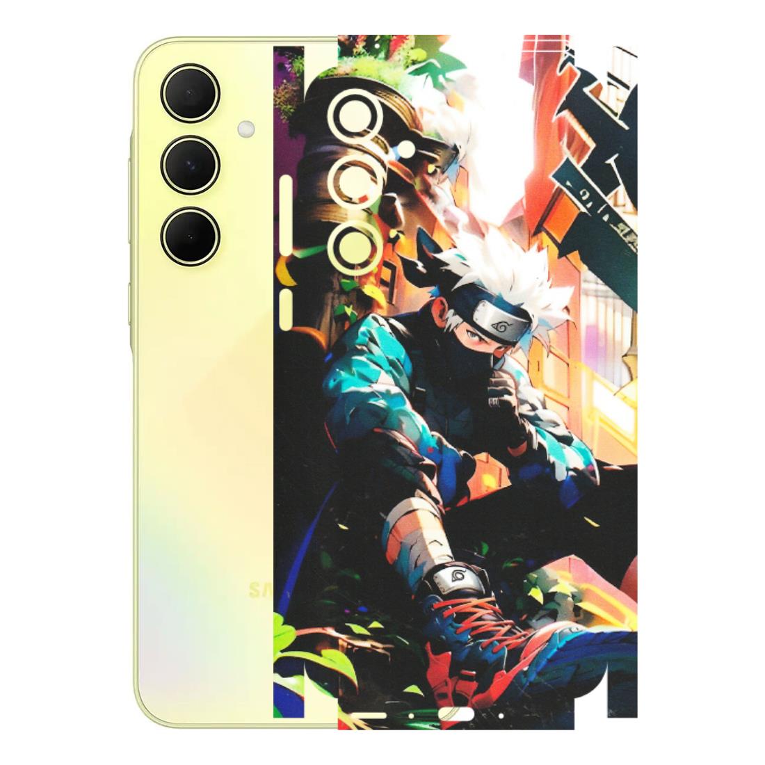 Samsung A/S Series Phone Skins (All Models) - Ash & Pikachu - Matte Finish (M-26) Samsung Galaxy A35 (5G)