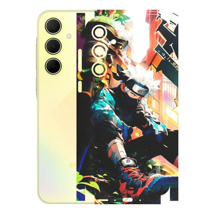 Samsung A/S Series Phone Skins (All Models) - Ash & Pikachu - Matte Finish (M-26) Samsung Galaxy A35 (5G)