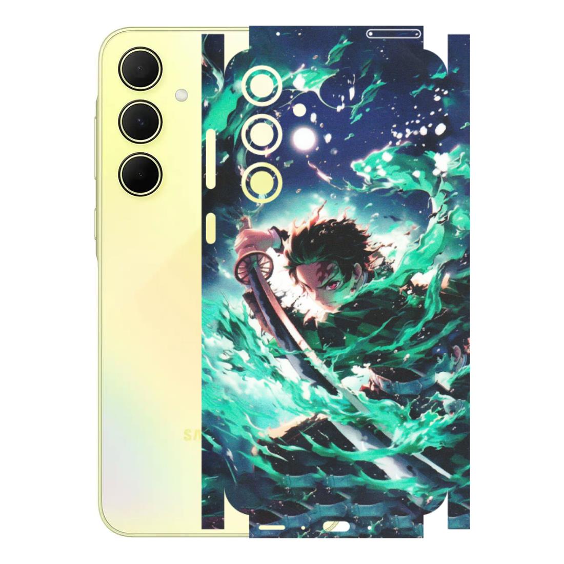 Samsung A/S Series Phone Skins (All Models) - Sword Fighter Anime - Matte Finish (M-29) Samsung Galaxy A35 (5G)