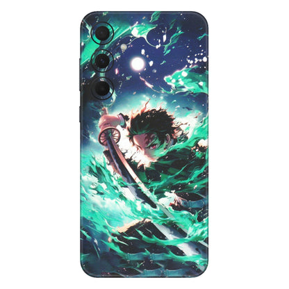 Samsung A/S Series Phone Skins (All Models) - Sword Fighter Anime - Matte Finish (M-29) Samsung Galaxy A35 (5G)
