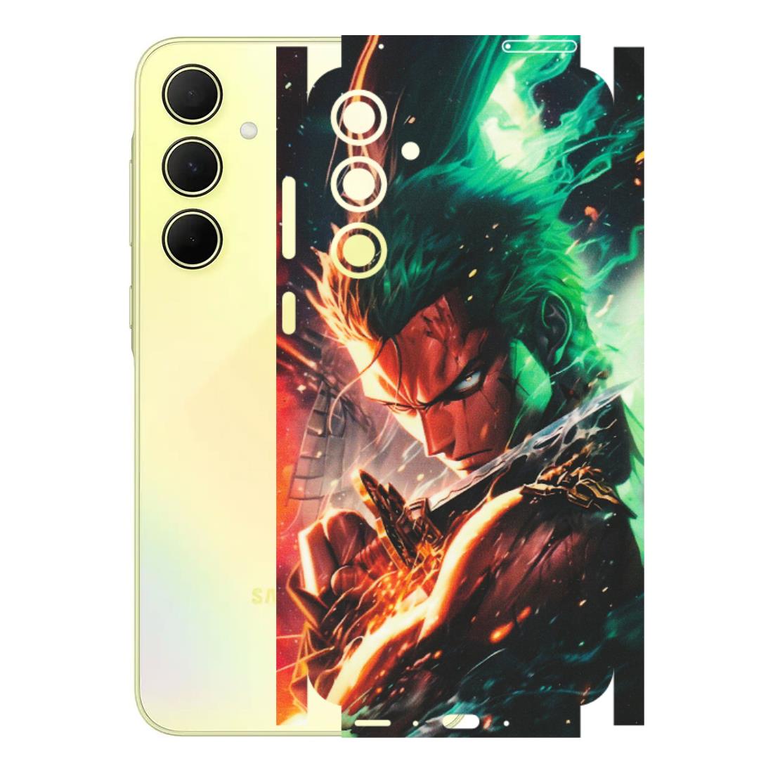 Samsung A/S Series Phone Skins (All Models) - Anime Gojo Sword - Matte Finish (M-32) Samsung Galaxy A35 (5G)