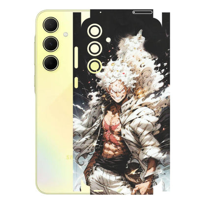 Samsung A/S Series Phone Skins (All Models) - Anime Angry Classy Character - Matte Finish (M-34) Samsung Galaxy A35 (5G)